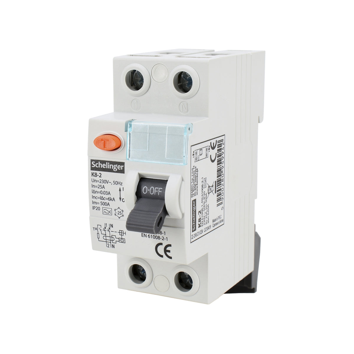 Schelinger Fehlerstromschutzschalter / 2-Polig / 4-Polig / 30mA / 25A / 40A / 63A / Typ A