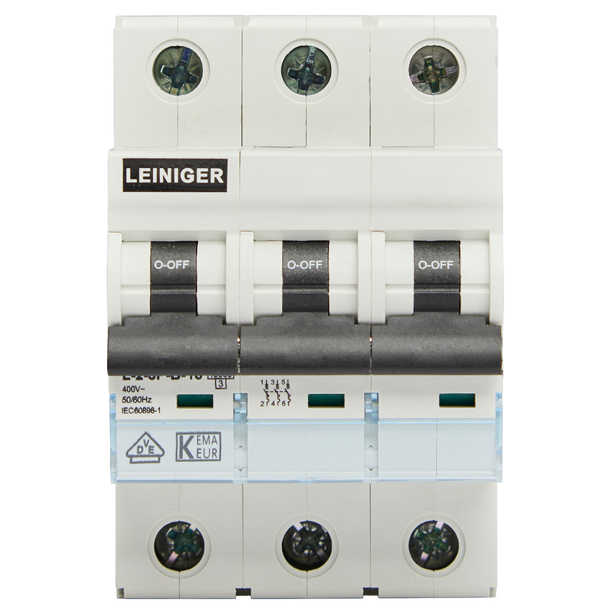 Leiniger Leitungsschutzschalter / LS-Schalter / Sicherungsautomat / 10 kA / 2A - 63A B / C / 1-polig / 3-polig