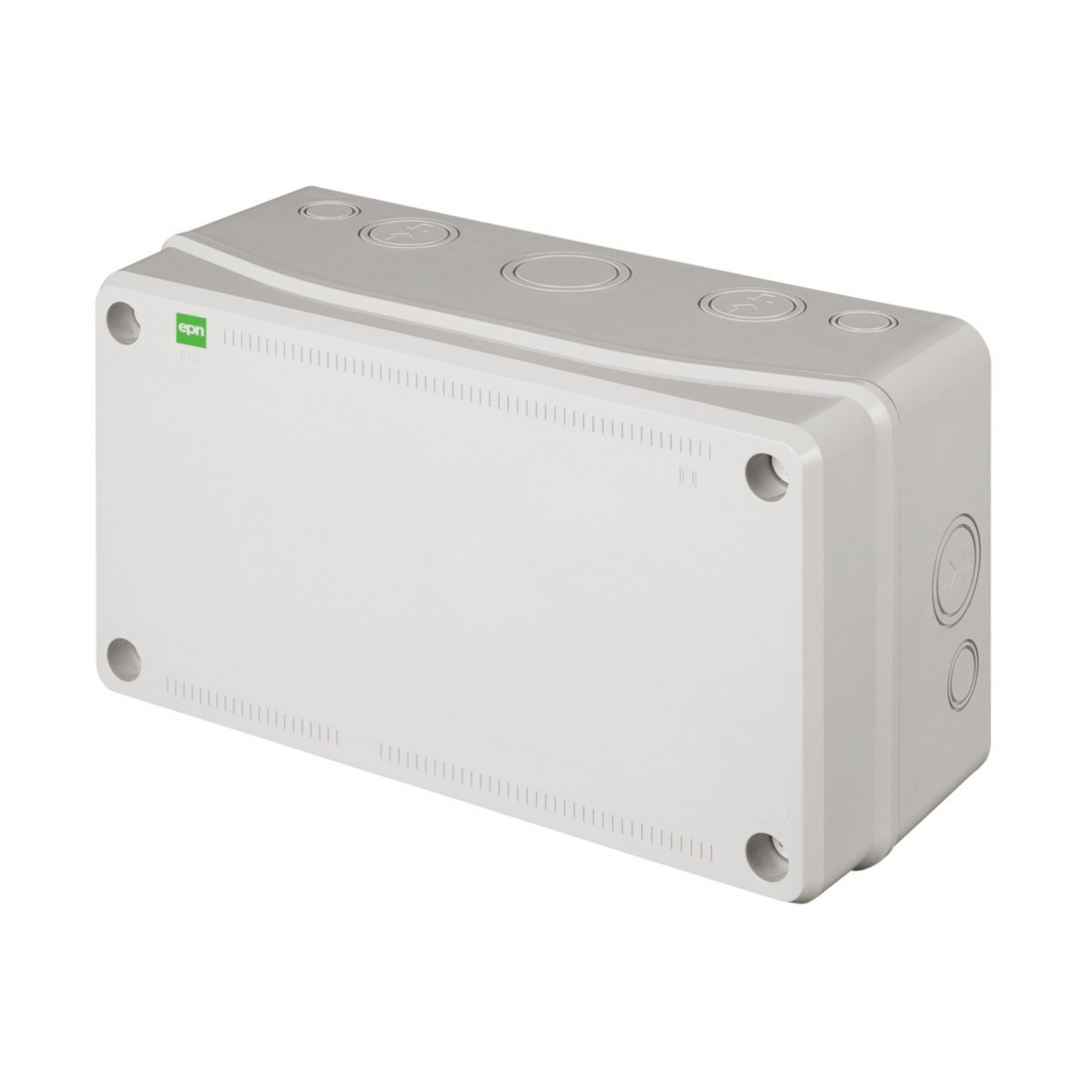 Hochwertige Abzweigdose / Industriebox / Leergehäuse / IP65 / hellgrau / Premium-Qualität / Abmessungen: 180 x 330 x 130