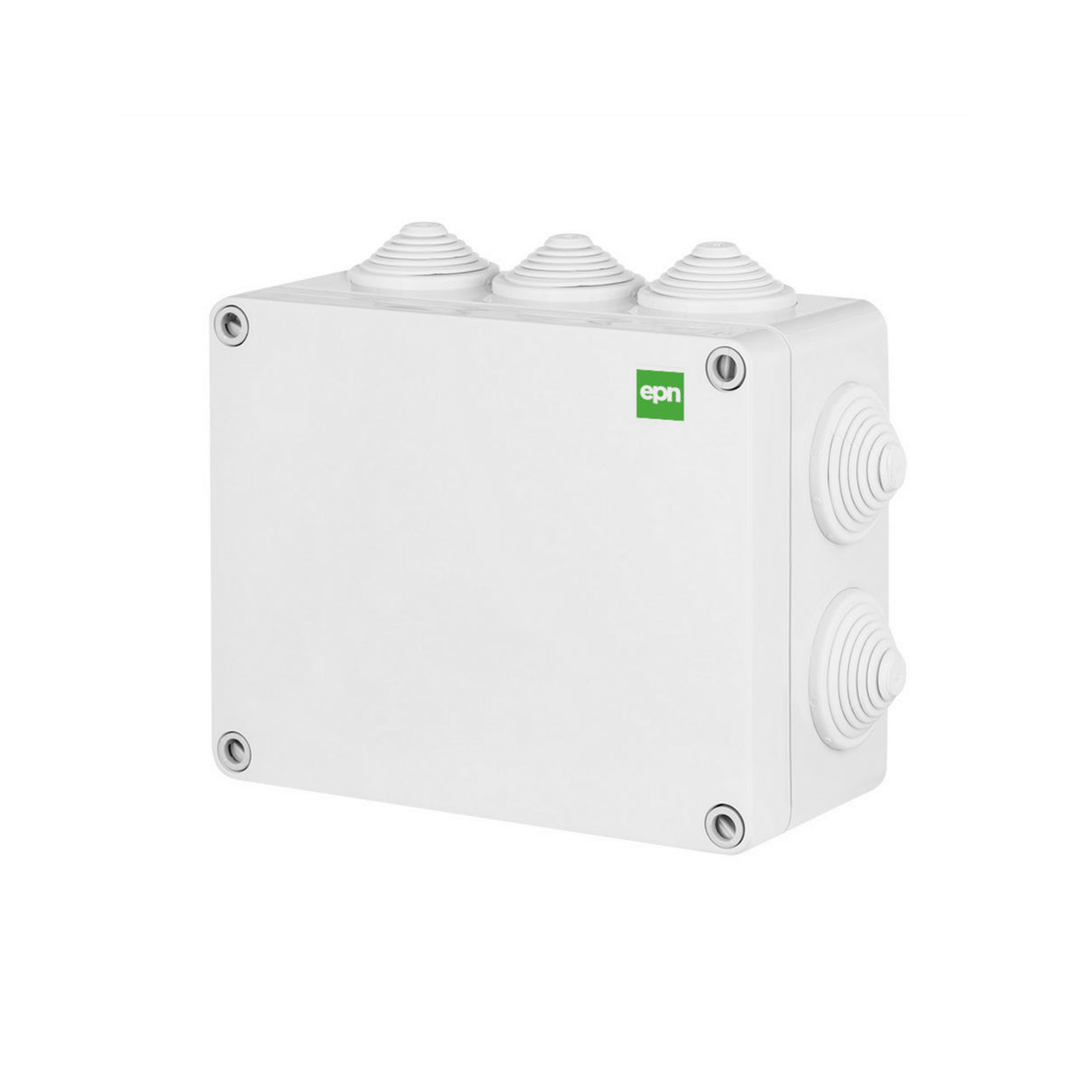 Hochwertige Abzweigdose / Industriebox / Leergehäuse / IP65 / grau mit Dichtungen / Premium-Qualität / 198x163x80 mm (10)