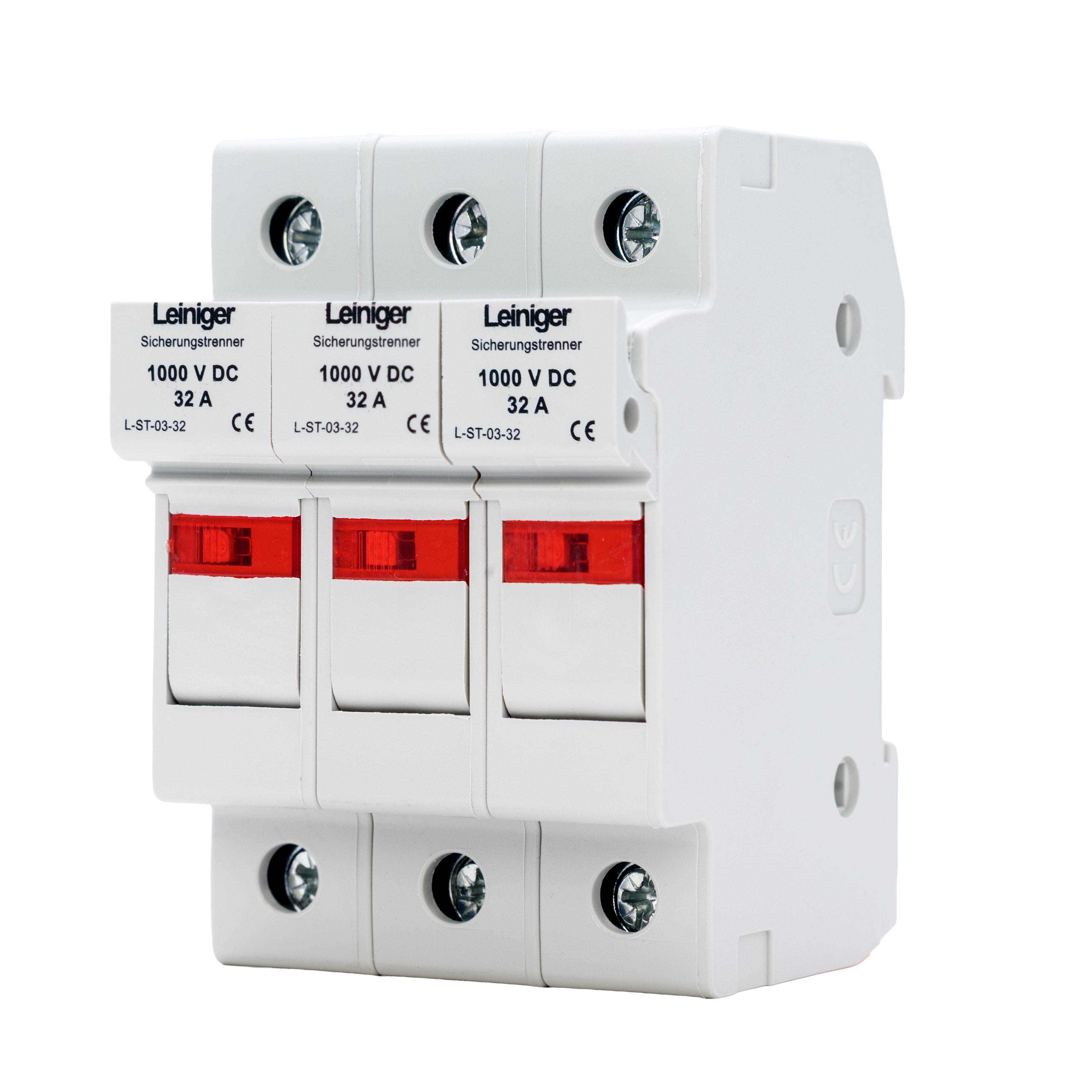 Leiniger Sicherungstrenner für Photovoltaikanlagen / Sicherungsschalter / DC / max 32 A / 1-Polig, 2-Polig, 3-Polig