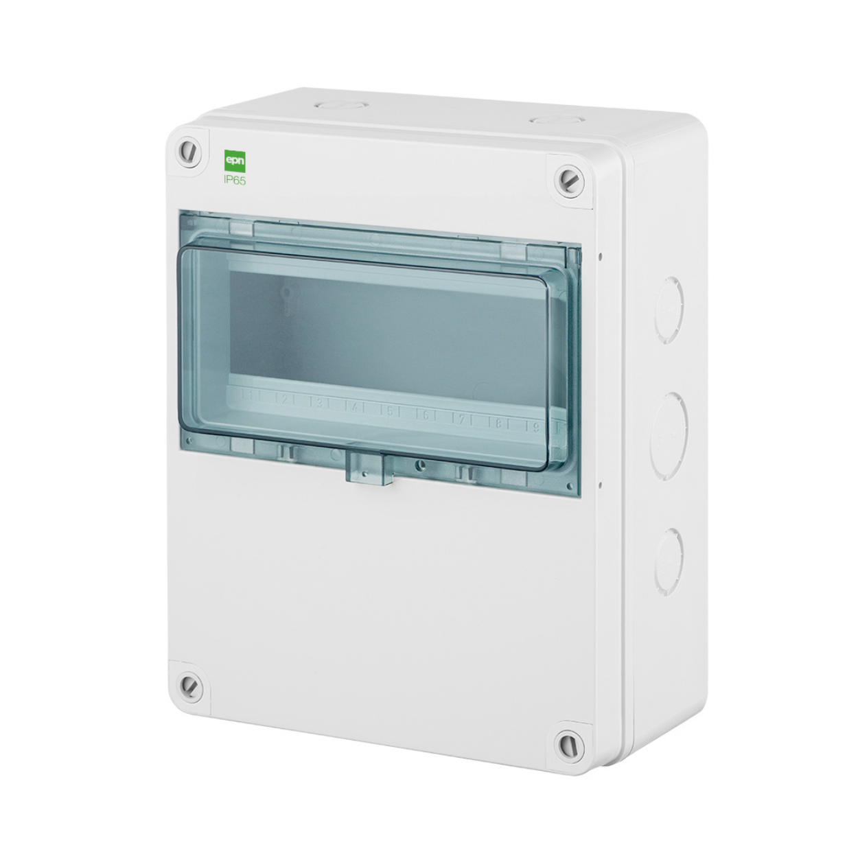 1-reihig für 10 Module