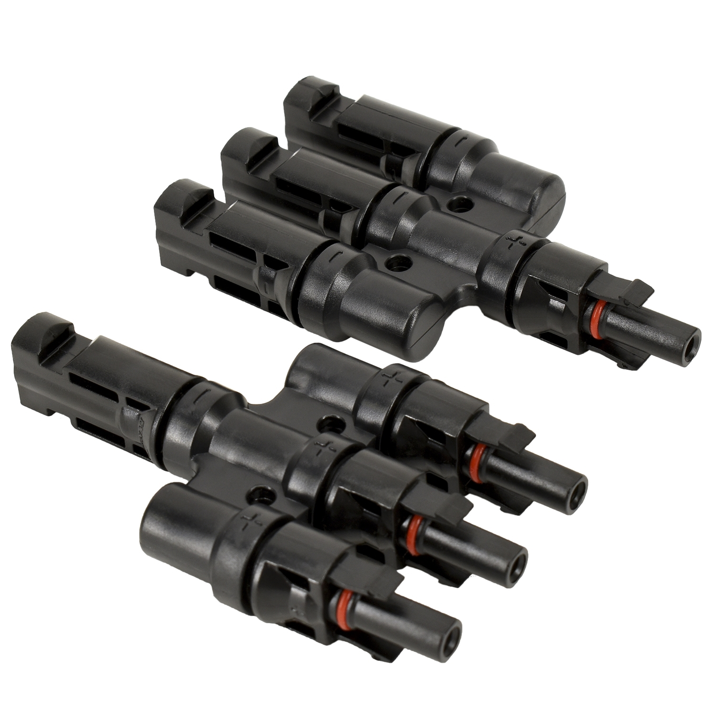 Solarstecker Buchse PV-Stecker Kupplung / Y Stecker, T 3 fach, T 4 fach