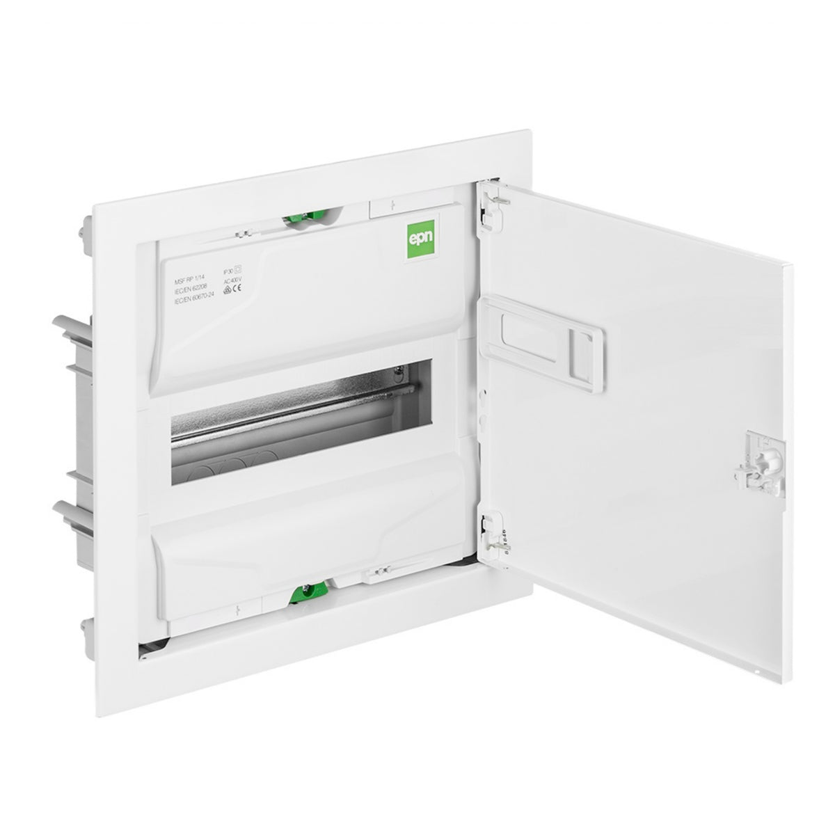 Unterputz / Sicherungskasten / Kleinverteiler / Verteilerkasten / VDE zertifiziert / 1-reihig für 12 Module