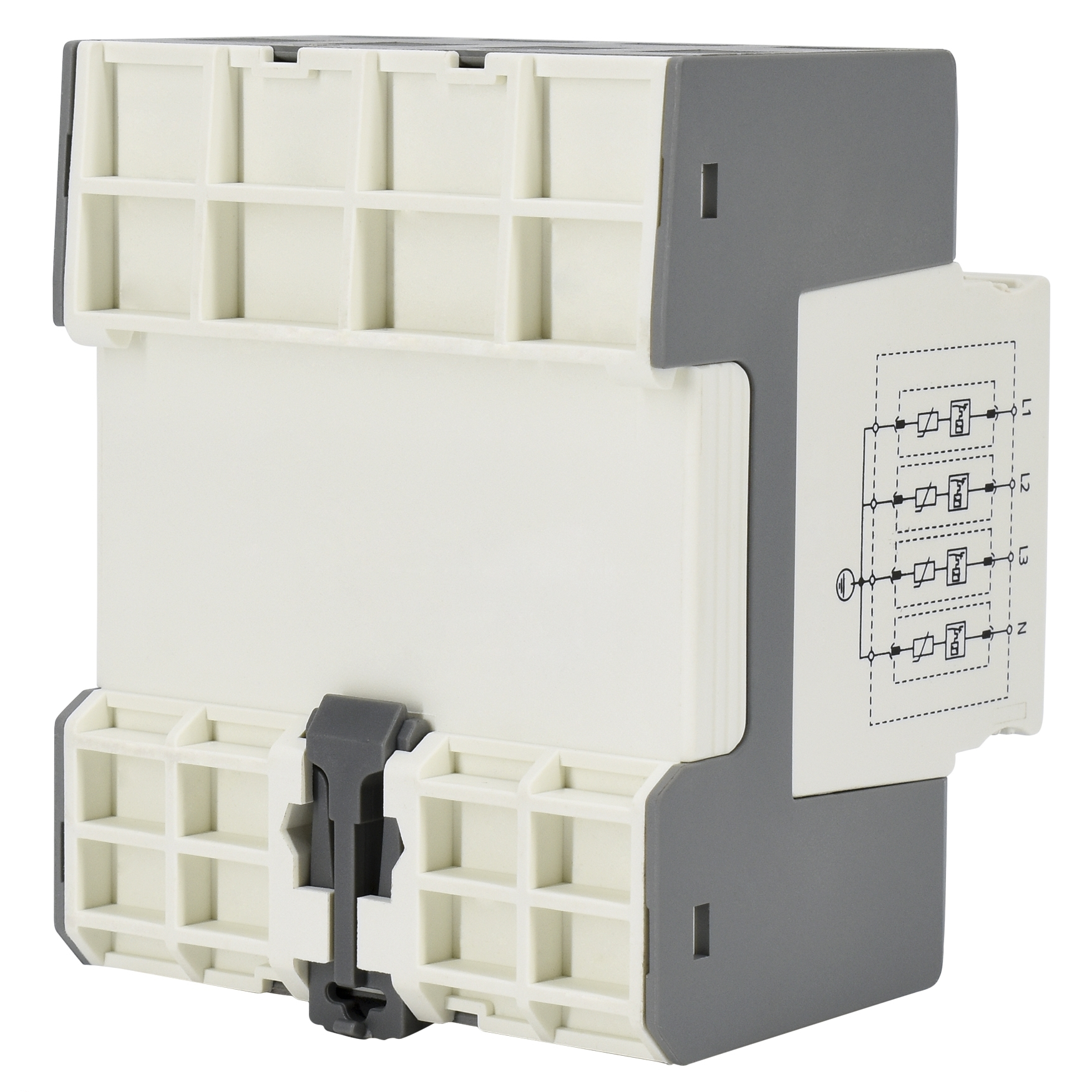 Überspannungsschutz / Blitzschutz / Photovoltaik / PV-Anlage / 4P 7kA T1+T2