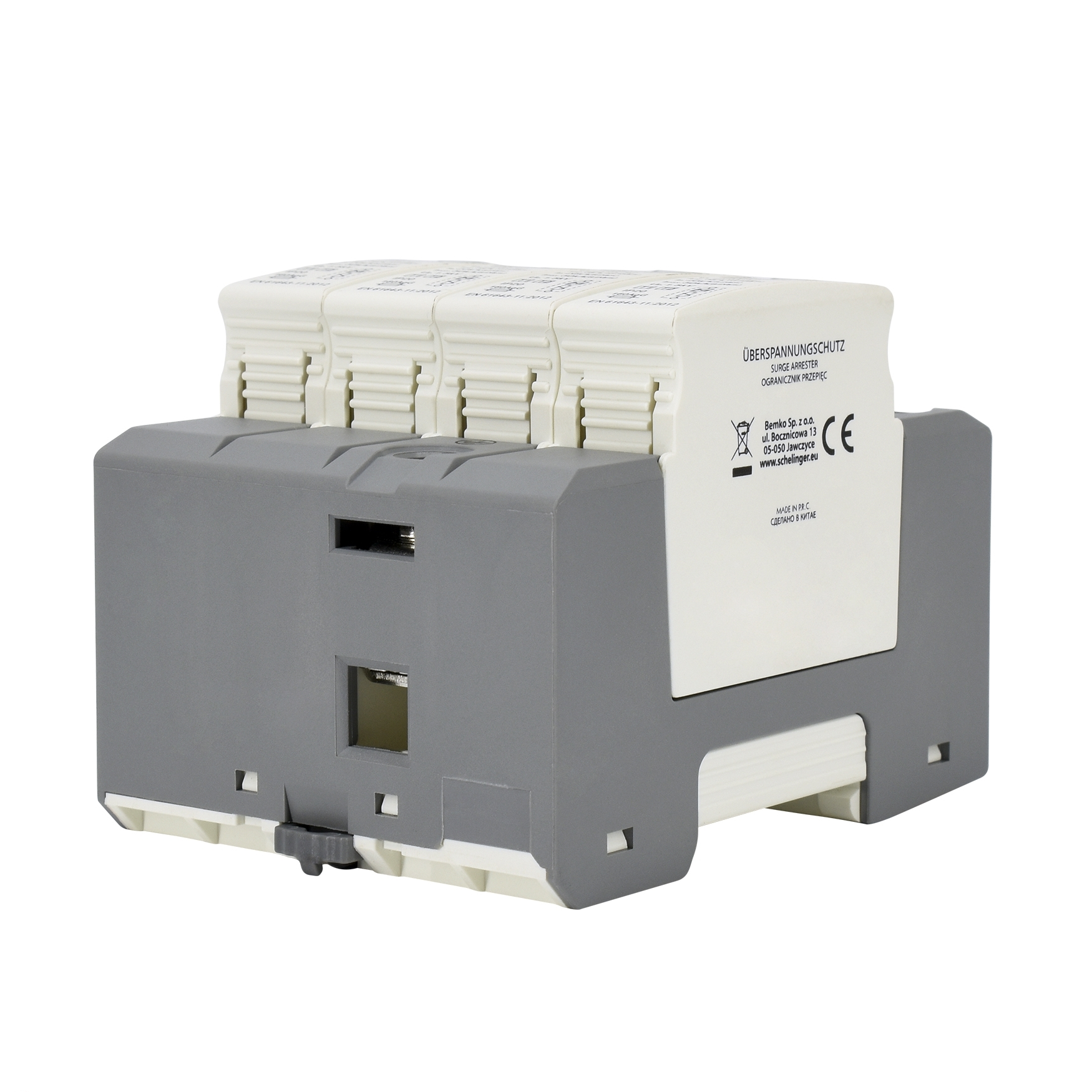 Überspannungsschutz / Blitzschutz / Photovoltaik / PV-Anlage / 4P 7kA T1+T2
