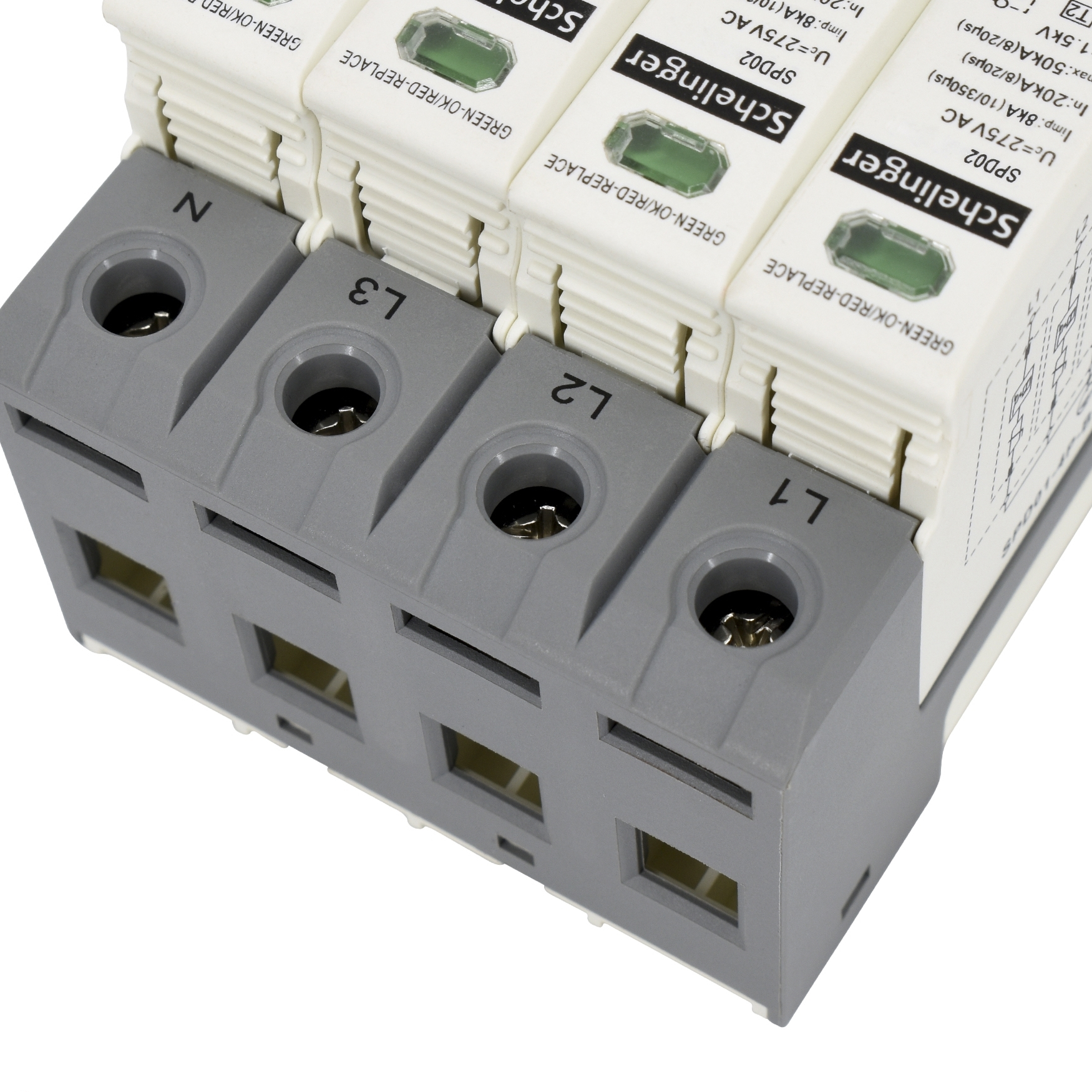 Überspannungsschutz / Blitzschutz / Photovoltaik / PV-Anlage / 4P 7kA T1+T2