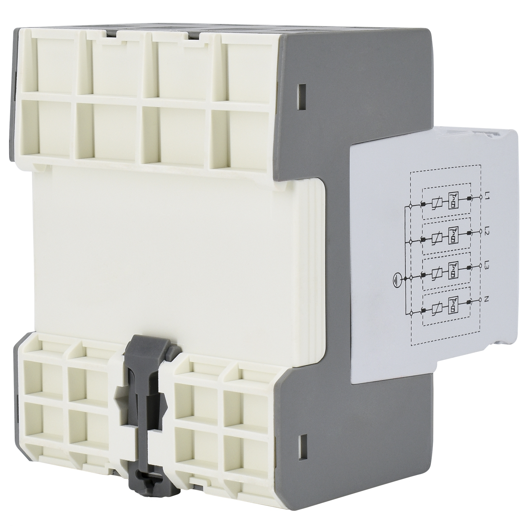 Überspannungsschutz / Blitzschutz / Photovoltaik / PV-Anlage / 4P 12,5kA T1+T2
