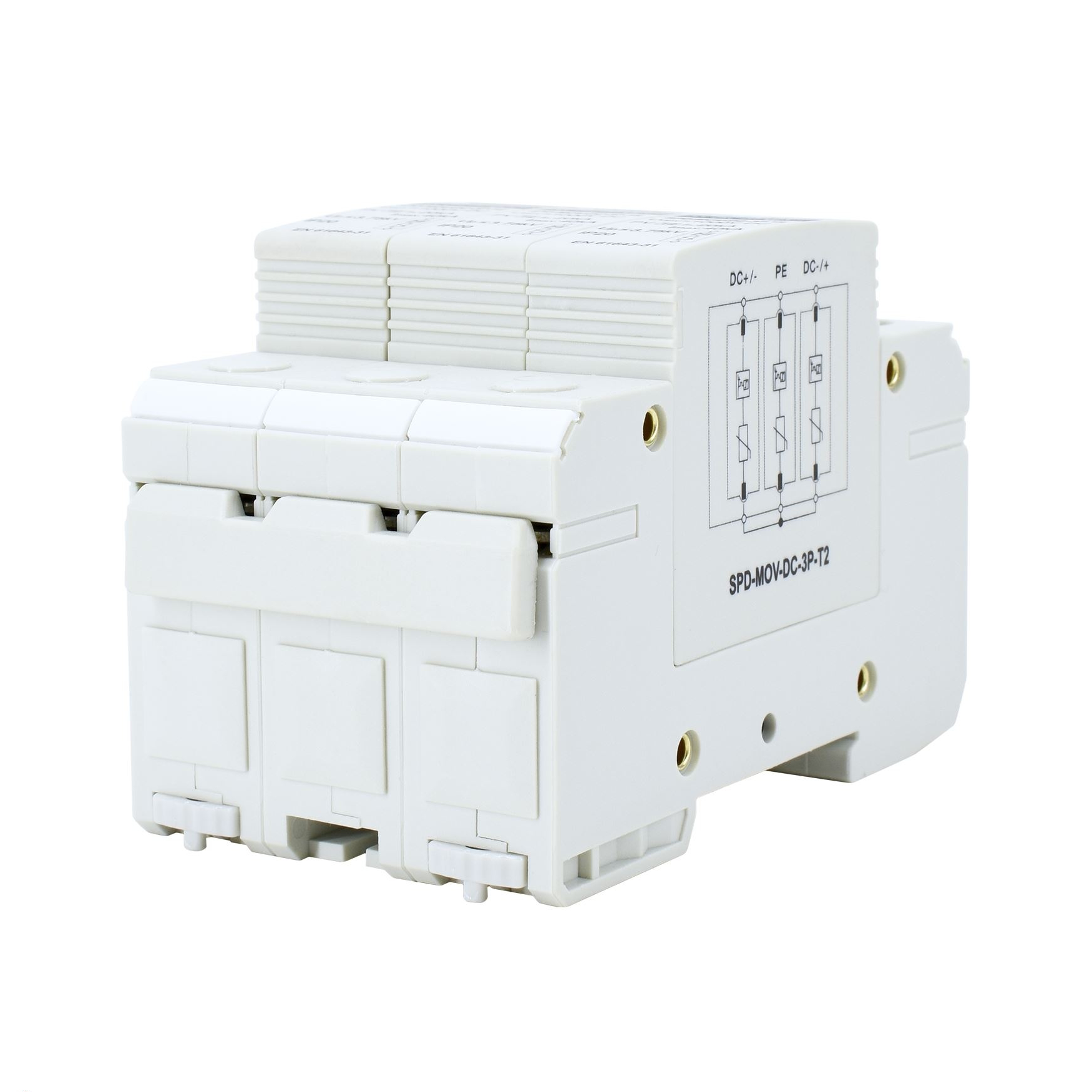 Überspannungsschutz / Blitzschutz / Photovoltaik / PV-Anlage / 3P DC 1000V T2