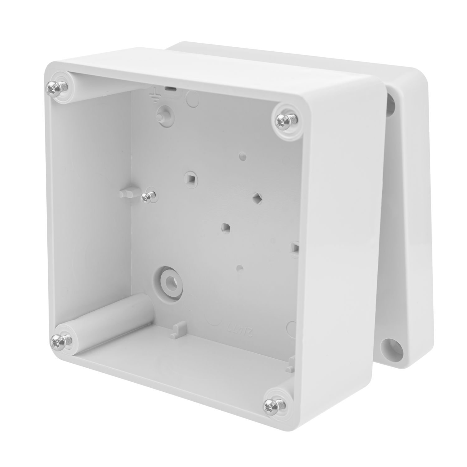 Abzweigdose / Industriebox / Leergehäuse / Schaltkasten / Verteilerkasten / IP65 / weiß / 105 x 105 x 66 mm