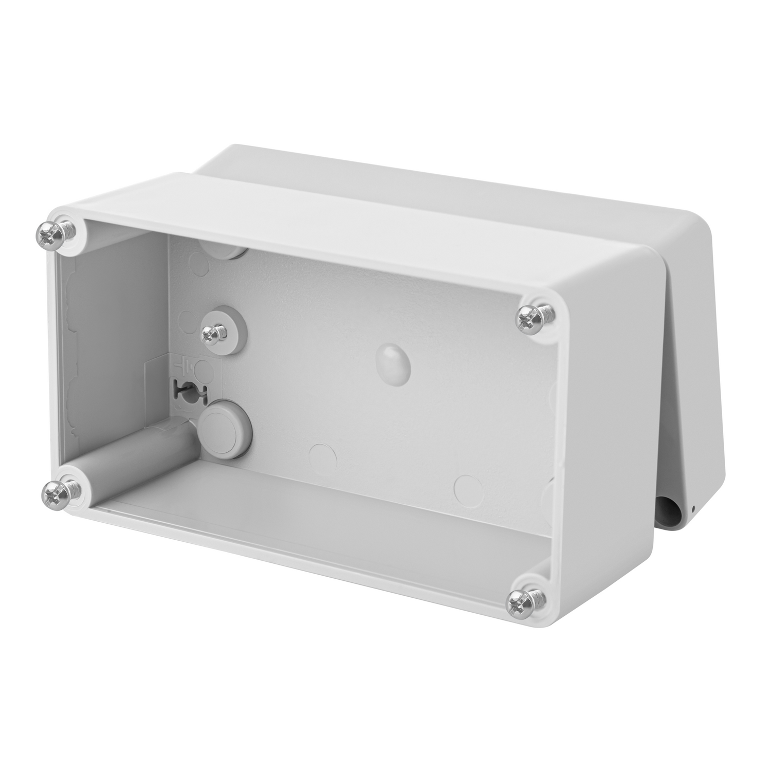 Hochwertige Abzweigdose / Industriebox / Leergehäuse / IP65 / hellgrau / Premium-Qualität / Abmessungen: 135 x 74 x 72