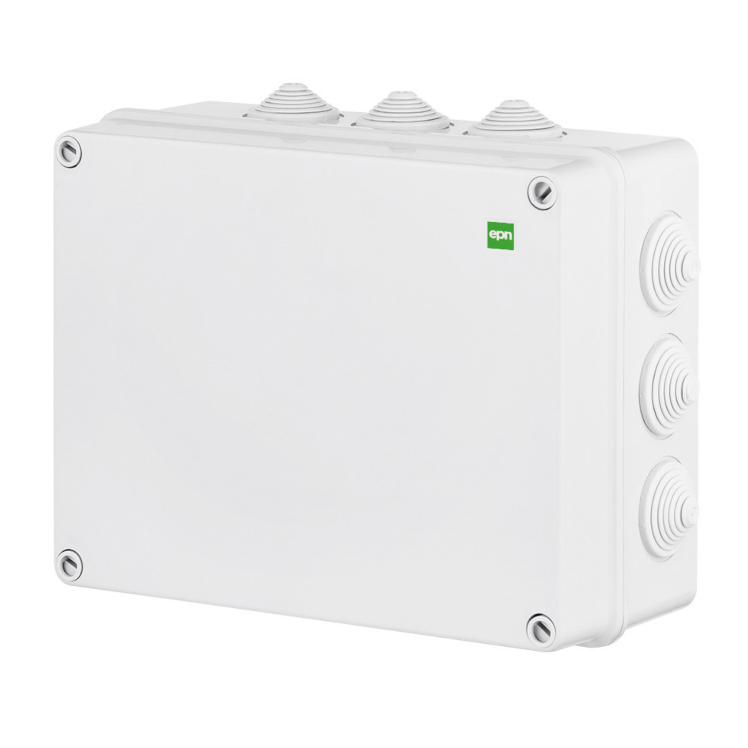 Hochwertige Abzweigdose / Industriebox / Leergehäuse / IP65 / grau mit Dichtungen / Premium-Qualität / 305x244x126 mm (12)