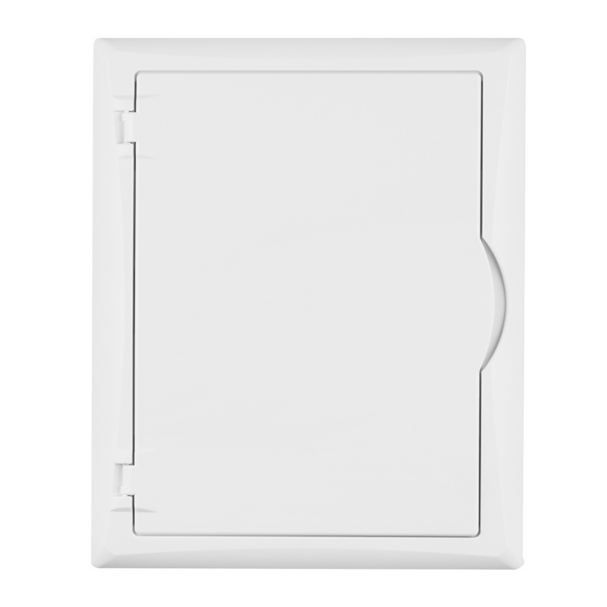 Aufputz / Verteilerkasten / Multimedia Montageplatte / mit Steckdose / Hutschiene / weiß oder transparente Tür 360 x 434 x 105 mm / weiß