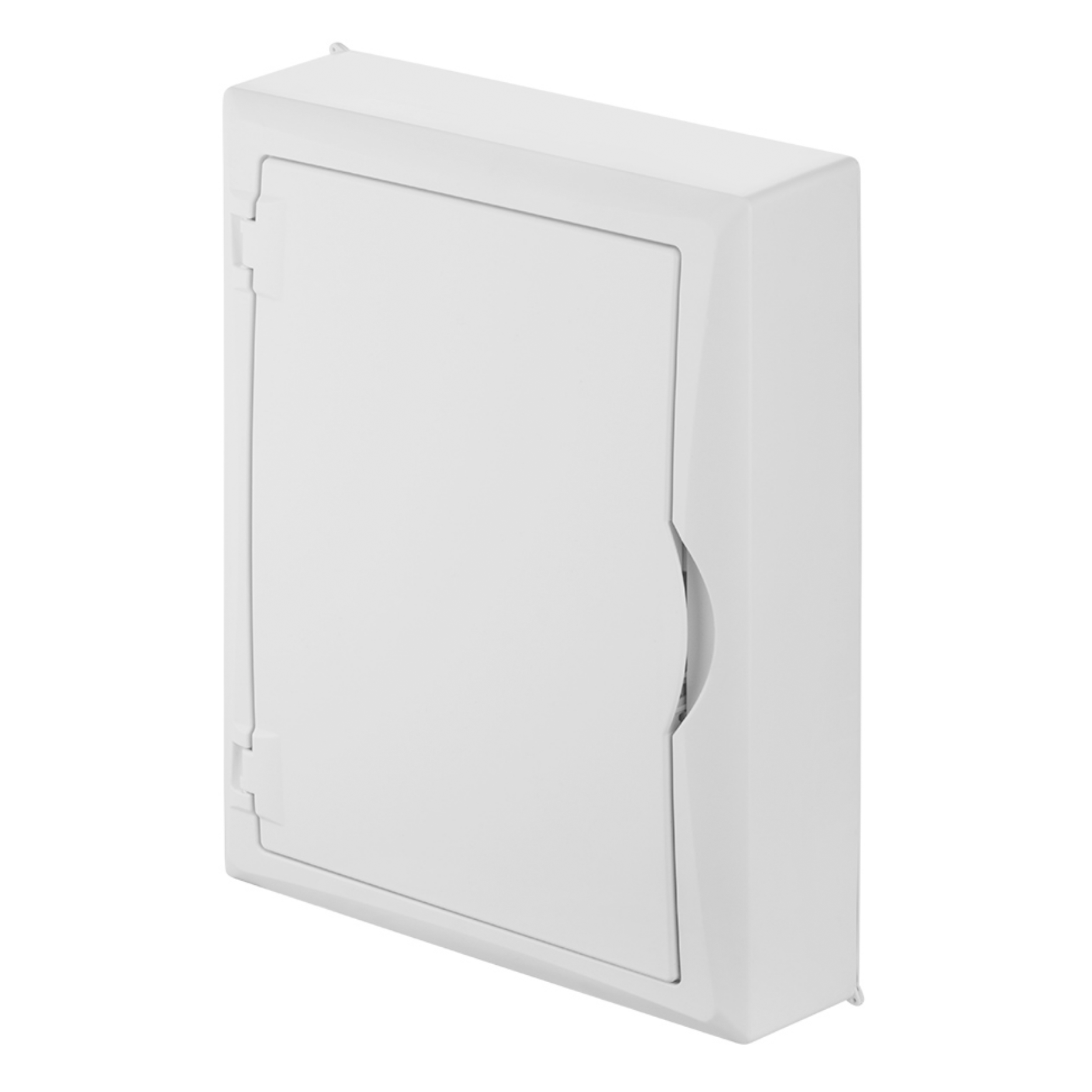 Aufputz / Verteilerkasten / Multimedia Montageplatte / mit Steckdose / Hutschiene / weiß oder transparente Tür 360 x 434 x 105 mm / weiß