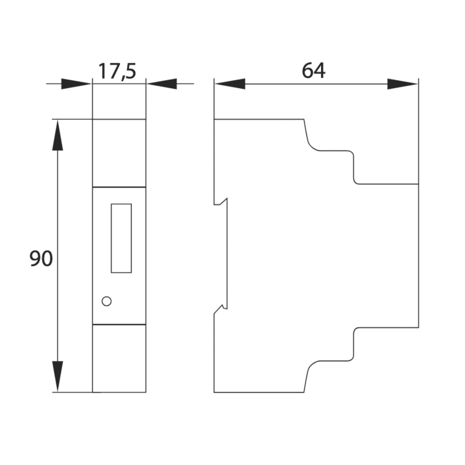 Stromzähler / Wechselstromzähler / Drehstromzähler / für DIN35 Hutschiene / 1-Phasig