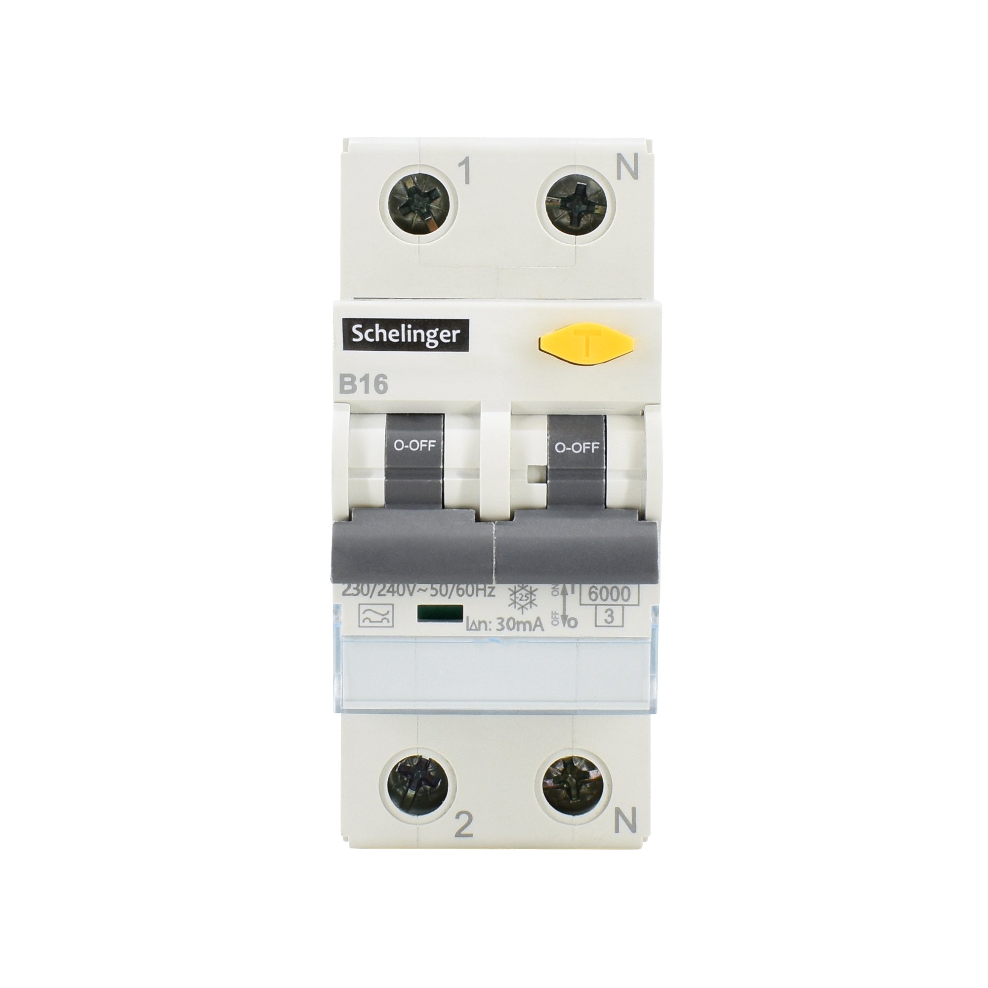 Schelinger / Typ A Fehlerstromschutzschalter mit integriertem Leitungsschutzschalter/  F I-LS Schalter / 6 kA / 30 mA / B oder C mit 16 A oder 25 A 