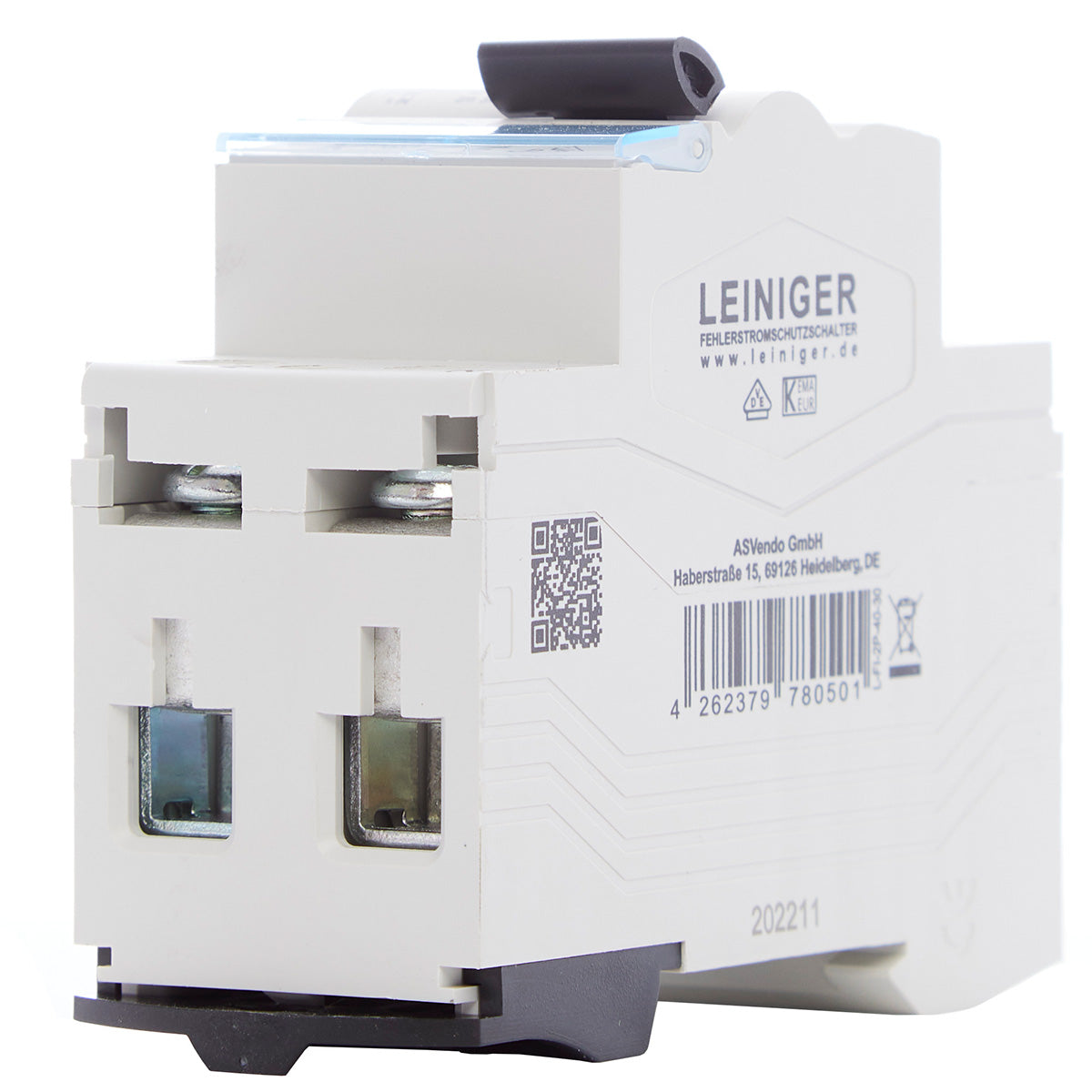 Leiniger / Typ A / Fehlerstromschutzschalter / FI-Schalter / 2-Polig / 4-Polig / 30mA / 10kA / 25A / 40A / 63A / VDE zertifiziert