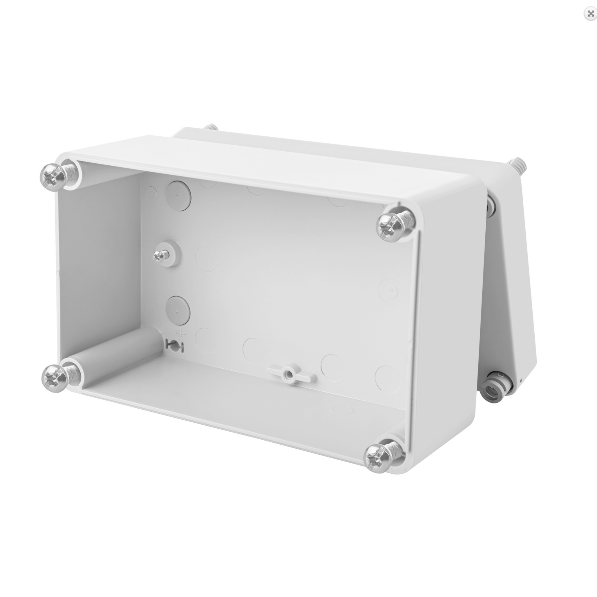 Hochwertige Abzweigdose / Industriebox / Leergehäuse / IP65 / hellgrau / Premium-Qualität / Abmessungen: 170 x 105 x 82