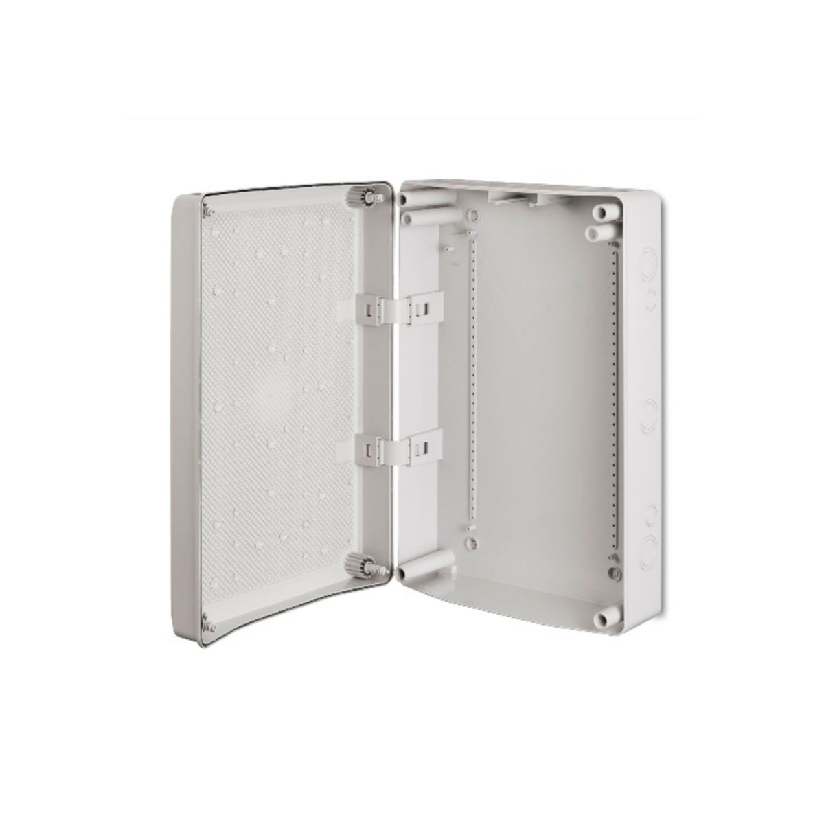 Hochwertige Abzweigdose / Industriebox / Leergehäuse / IP65 / hellgrau / Premium-Qualität / Abmessungen: 506 x 330 x 130