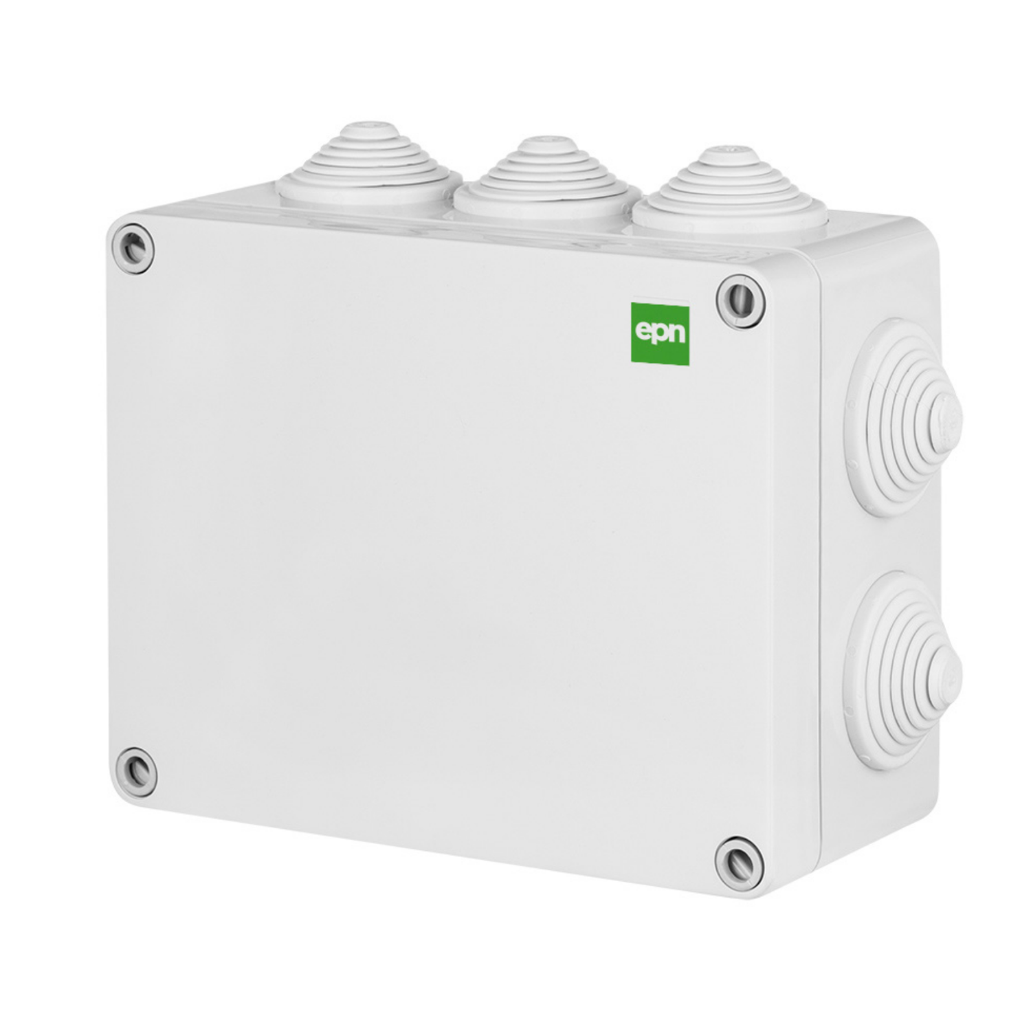 Hochwertige Abzweigdose / Industriebox / Leergehäuse / IP65 / grau mit Dichtungen / Premium-Qualität / 249x198x81 mm (10)