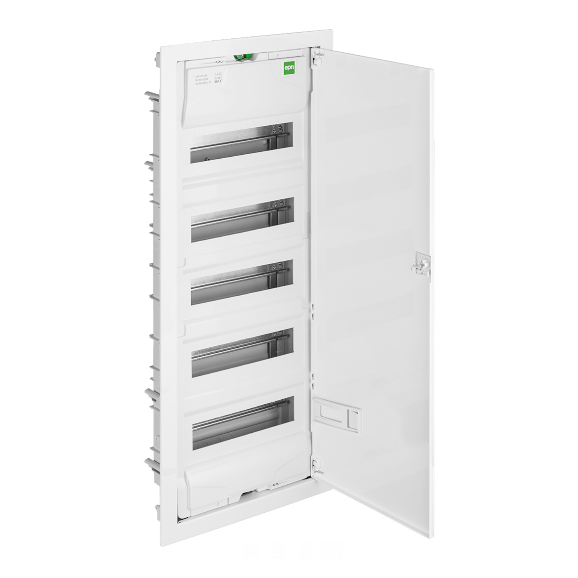 Unterputz / Sicherungskasten / Verteilerkasten / 5-reihig für 72 Module