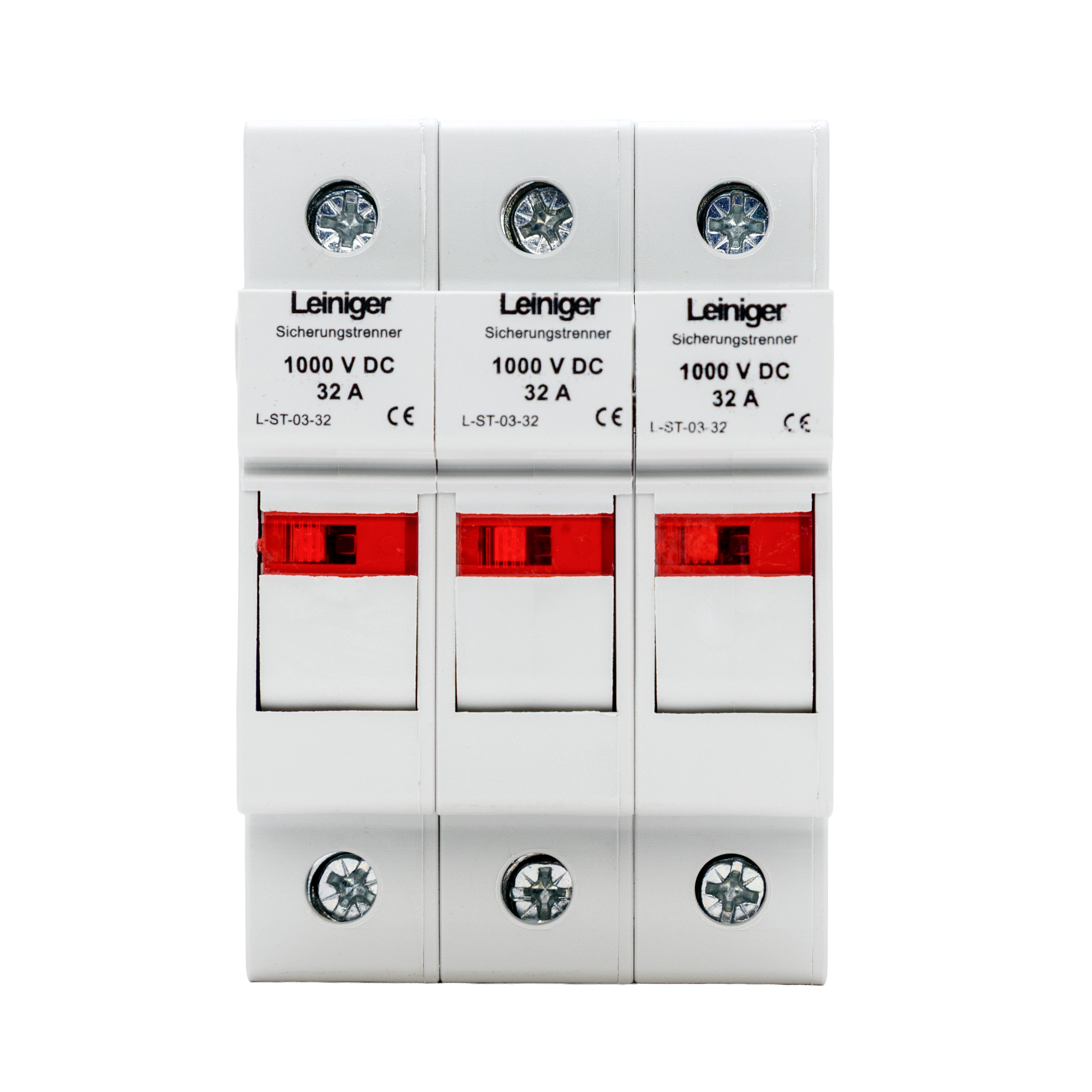Leiniger Sicherungstrenner für Photovoltaikanlagen / Sicherungsschalter / DC / max 32 A / 1-Polig, 2-Polig, 3-Polig