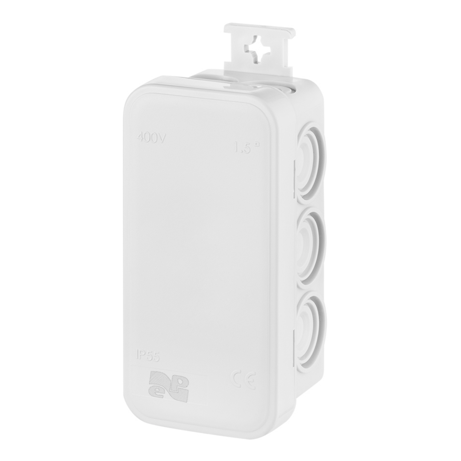 Aufputz / Abzweigdose / Verteilerdose / IP55 / Feuchtraum / Nassraum / grau
