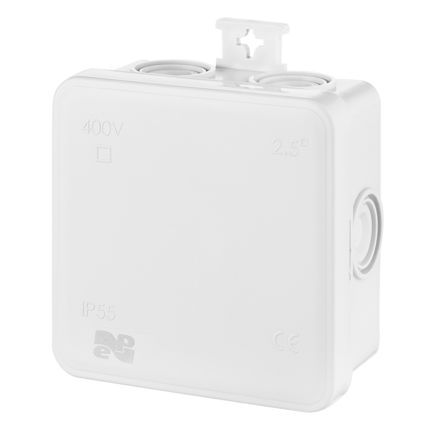 Aufputz / Abzweigdose / Verteilerdose / IP55 / Feuchtraum / Nassraum / grau