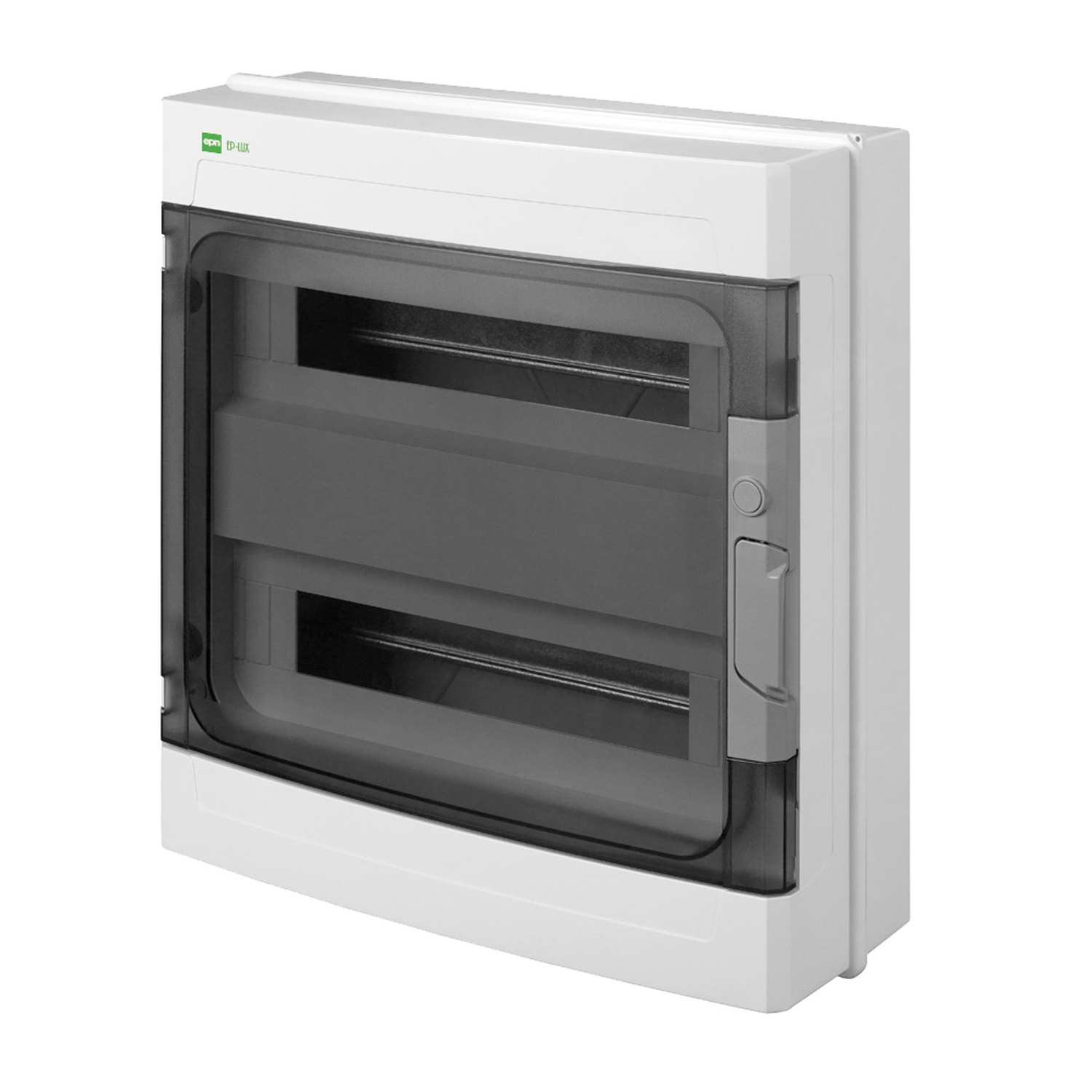 Aufputz / Sicherungskasten / Verteilerkasten / Kleinverteiler / IP55 / IP65 / feuchtraumgeeignet / 2-reihig für 38 Module