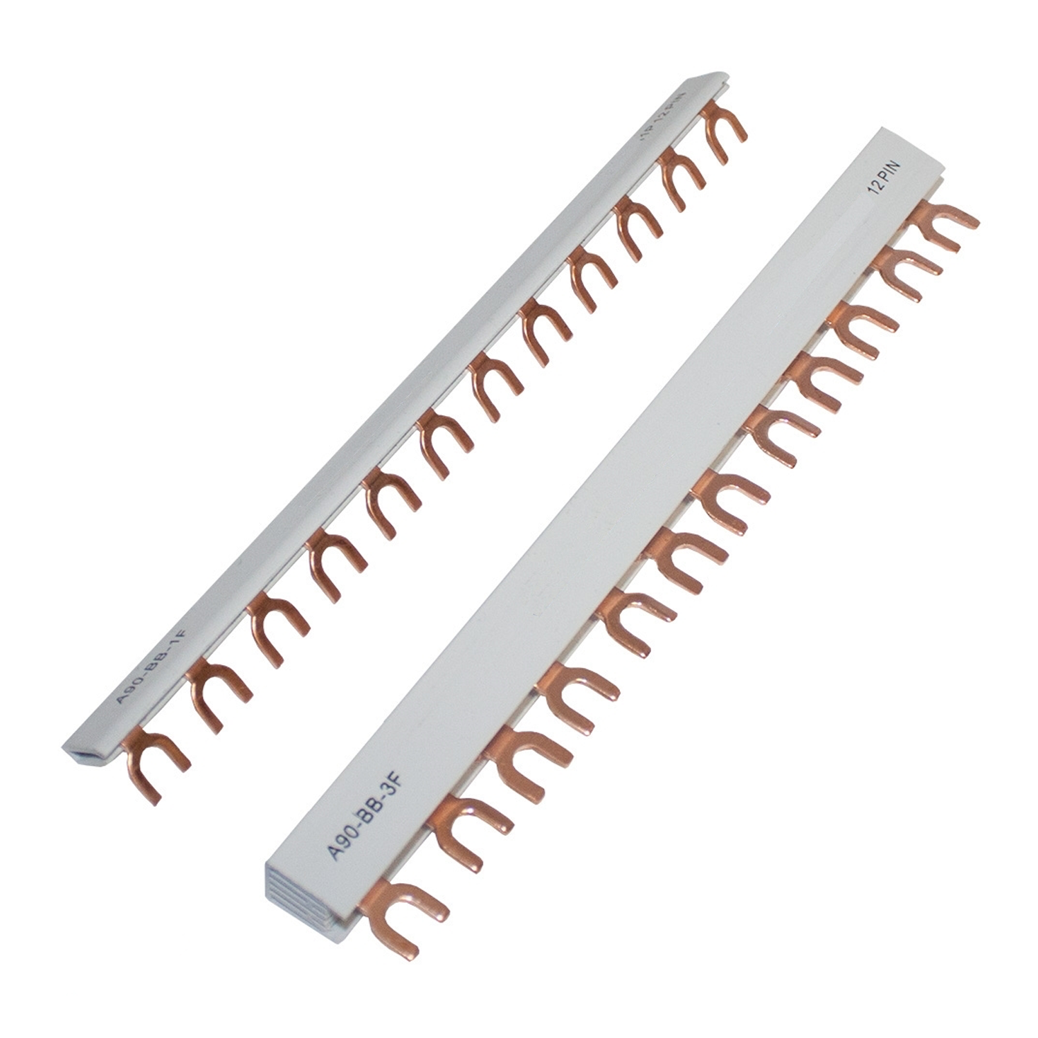 Sammelschiene Phasenschiene Kammschiene Gabel 1 / 3-Polig 12 Module 54 Module 10mm² 1-Phase 12 Module
