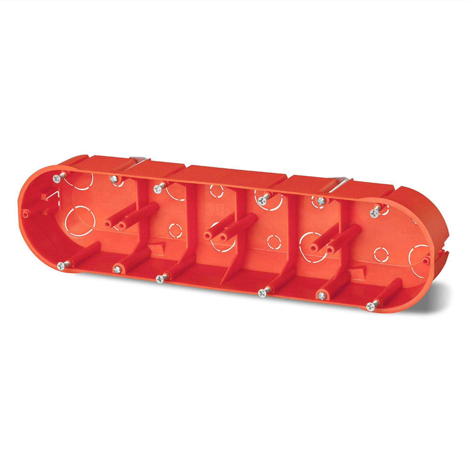 Hohlwanddosen Hohlraumdose / Unterputzdose Mehrfachdose Abzweigdose / 5er 10er 25er 0235-00: 4-fach Hohlraumdose 5 Stück