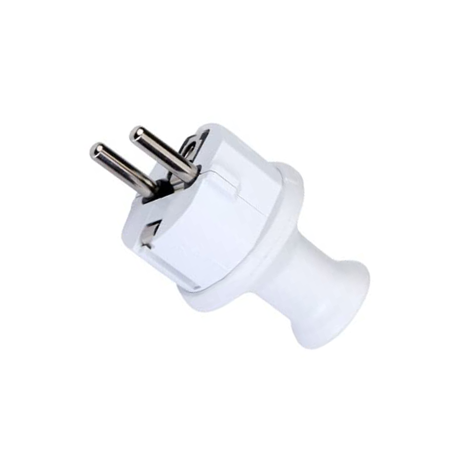 Schuko Stecker Eurostecker / weiß schwarz / 16A 230V IP20