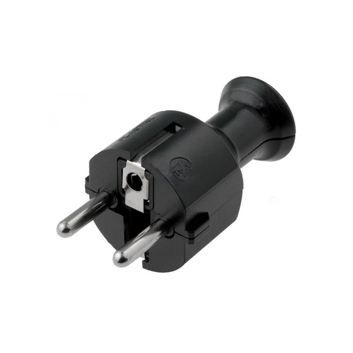 Schuko Stecker Eurostecker / weiß schwarz / 16A 230V IP20