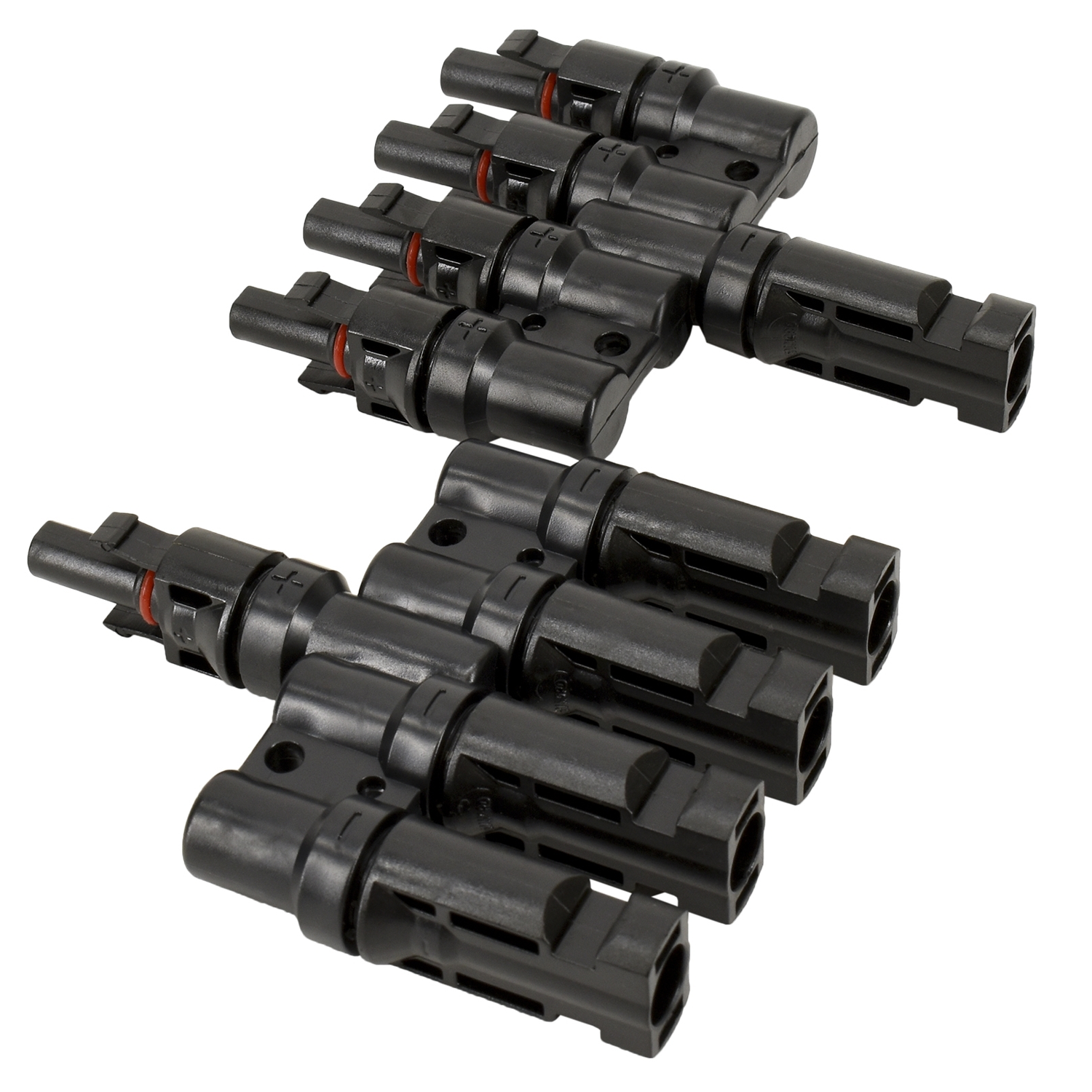 Solarstecker Buchse PV-Stecker Kupplung / Y Stecker, T 3 fach, T 4 fach