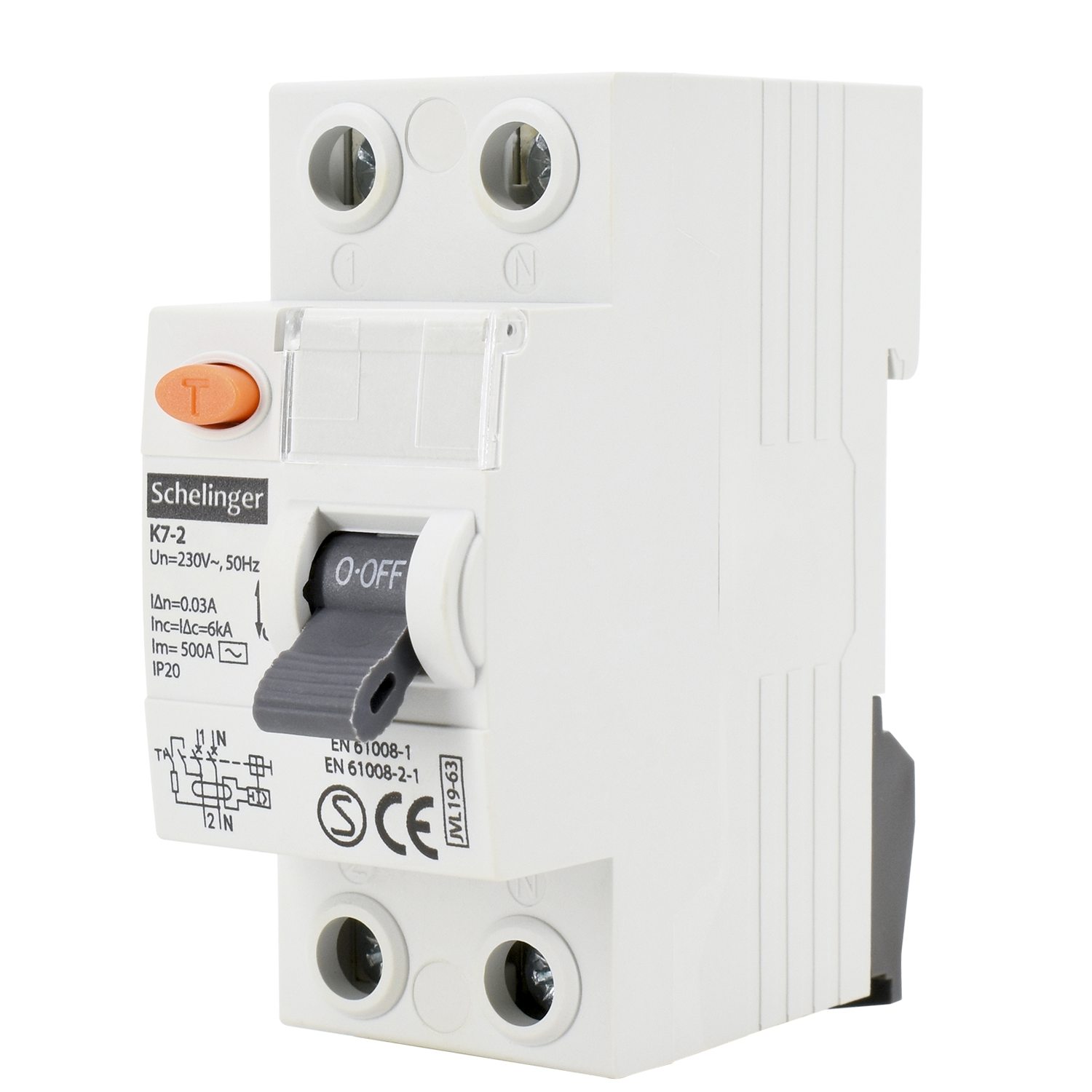 Schelinger Fehlerstromschutzschalter / FI-Schalter / 2-Polig oder 4-Polig / 30mA / 25A / 40A / 63A