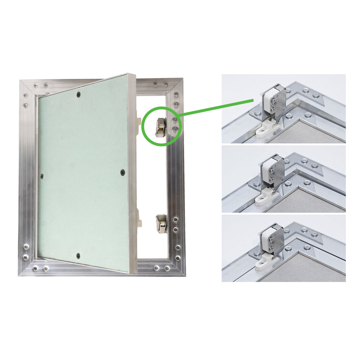 Revisionstür / Revisionsklappe / Wartungsklappe / Stahlblech oder Aluminium mit GK-Einlage / Gipskarton