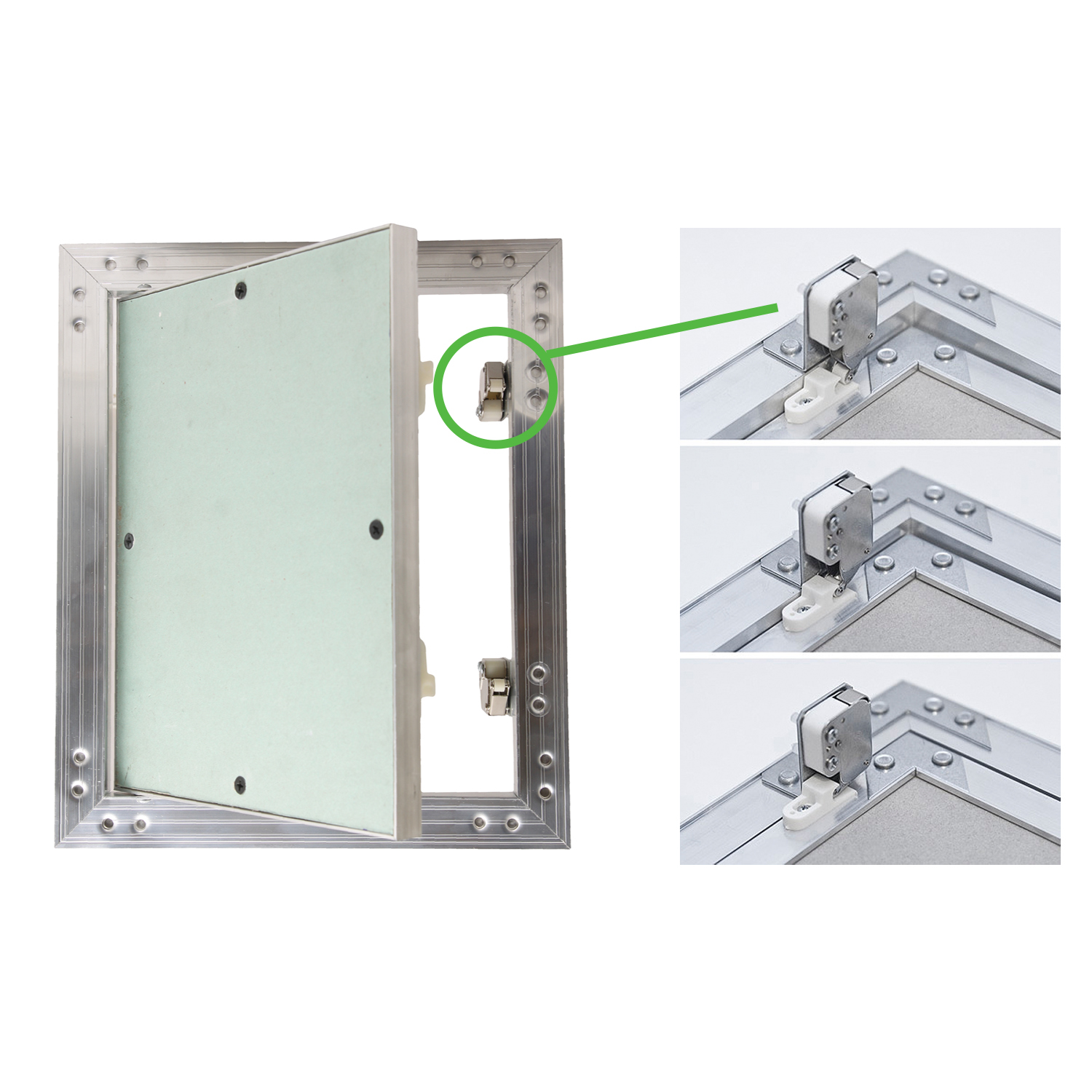 Revisionstür / Revisionsklappe / Wartungsklappe / Stahlblech oder Aluminium mit GK-Einlage / Gipskarton