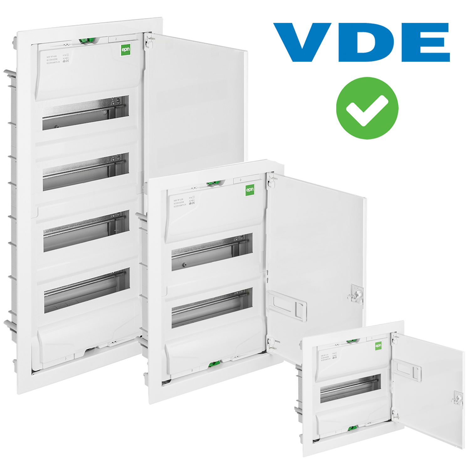 Unterputz / Sicherungskasten / Kleinverteiler / Verteilerkasten / VDE zertifiziert