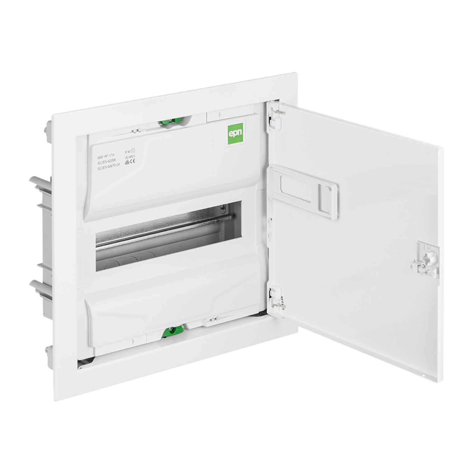 Unterputz / Sicherungskasten / Kleinverteiler / Verteilerkasten / VDE zertifiziert / 1-reihig für 12 Module
