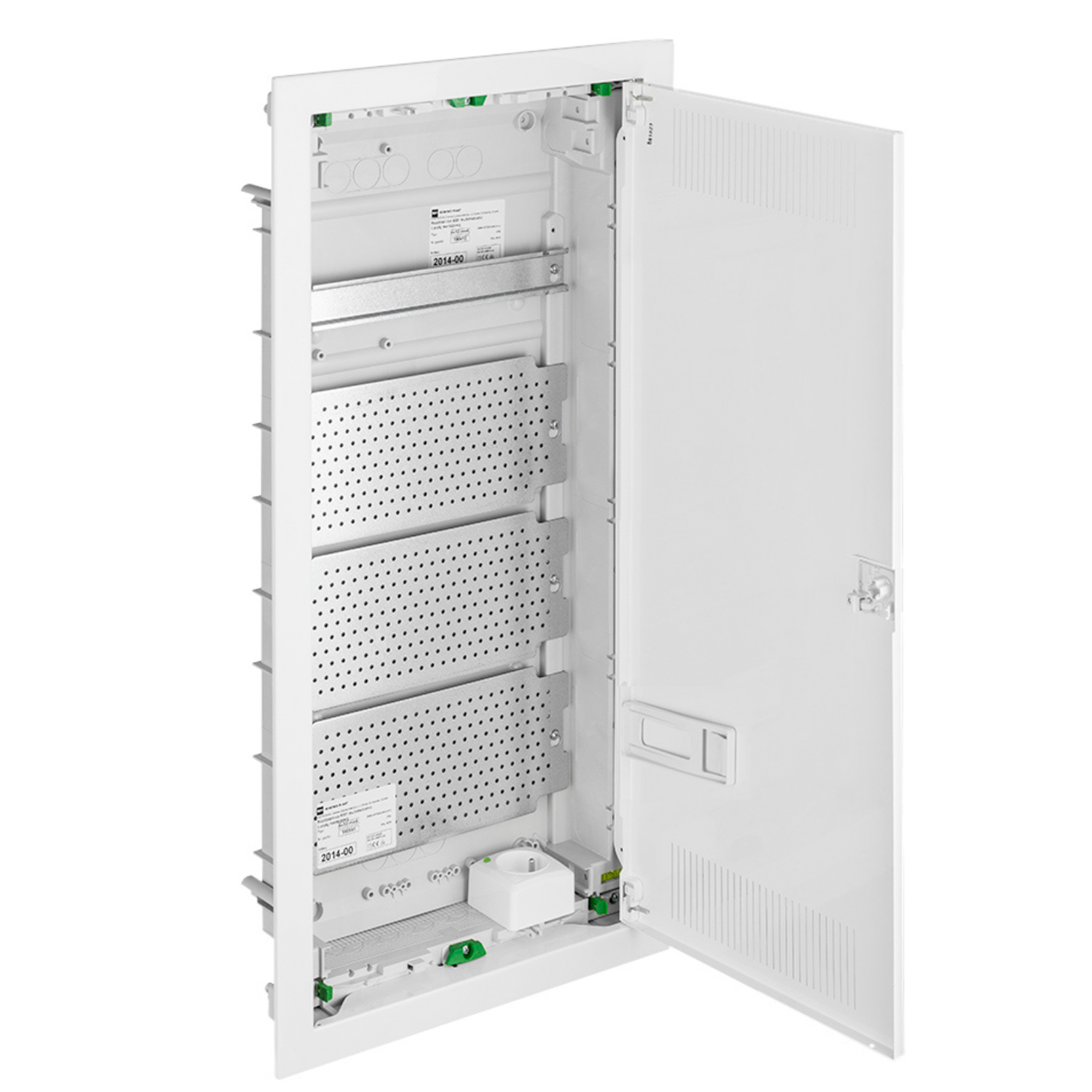Unterputz / Multimediakasten mit Lochblech / VDE zertifiziert / 358 x 728 x 94 mm (BxHxT)