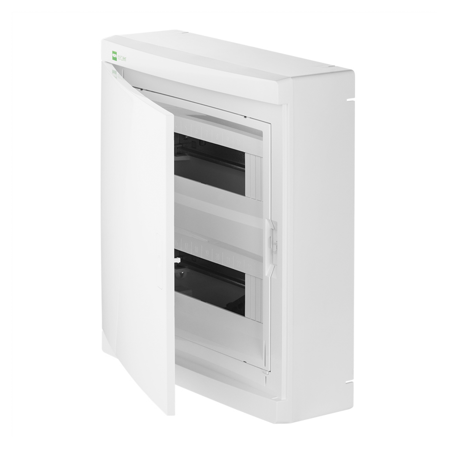 Aufputz / Sicherungskasten / Verteilerkasten / Kleinverteiler / weiß oder mit getönter Tür / abschließbar / IP 40 / Serie ELEGANT