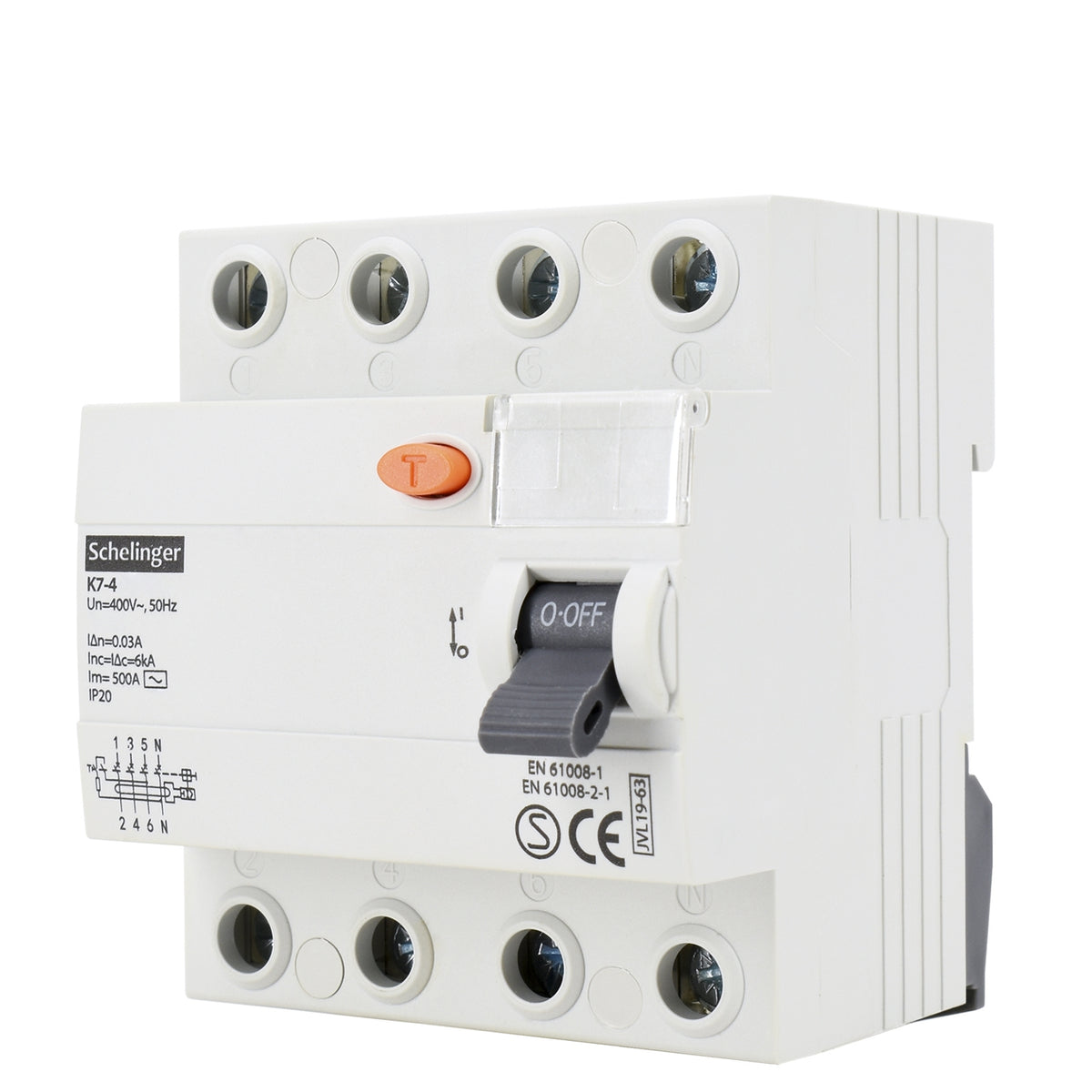Fehlerstromschutzschalter FI-Schalter / 4-Polig / 40A / 30mA  / Typ A / VDE