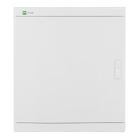 Aufputz / Sicherungskasten / Verteilerkasten / Kleinverteiler / / abschließbar / IP 40 / Serie ELEGANT / Variante mit weißer Tür